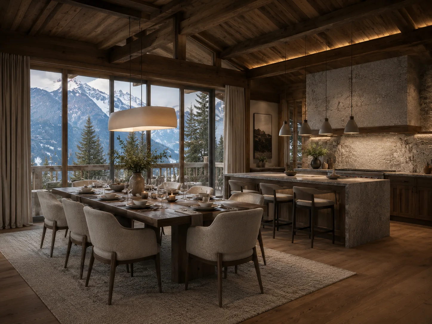 Alpine dining concept